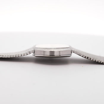 Rolex Cellini 3801 Silver Dial 26mm 18K White Gold Vintage Ladies Watch – Assay Jewelers
