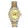 Rolex DateJust 16013 | 3 Carat Diamond Bezel and Roman Numeral Hour Marker with 36mm Dial-Watches-ASSAY