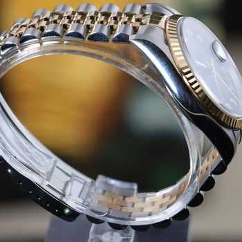 Rolex Datejust 16233 Blue Gradient Factory Diamond Dial Watch – Assay Jewelers