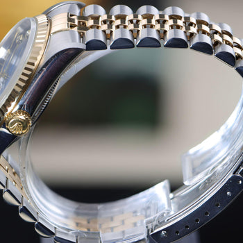 Rolex Datejust 16233 Blue Gradient Factory Diamond Dial Watch – Assay Jewelers