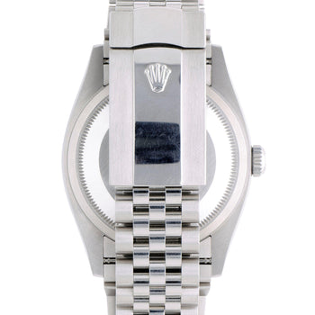 Rolex Datejust 36mm 126200 Mint Green Dial Steel 2023 Jubilee Watch – Assay Jewelers