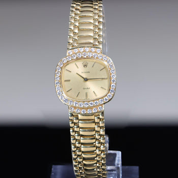 Rolex Orchid 2673 18K Gold 22mm Diamond Bezel 1989 Watch – Assay Jewelers