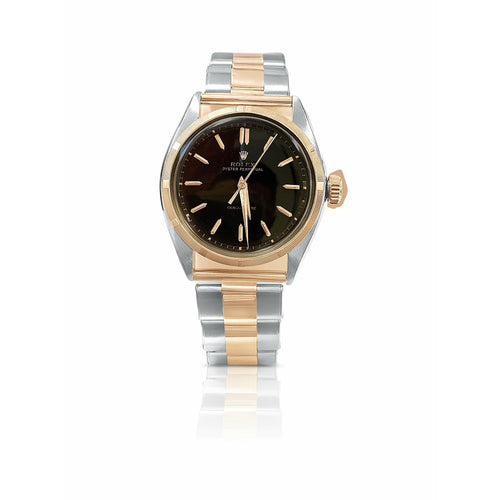 Rolex Oyster Perpetual Two Tone Rose Gold with 30mm Dial