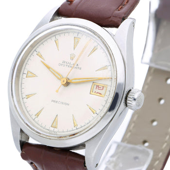 Rolex Oysterdate Precision 6294 Ivory Dial Manual Wind Circa 1953 Watch – Assay Jewelers