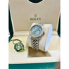 Rolex Tiffany Blue Fully Iced Out Diamond Datejust Watch-Watches-ASSAY