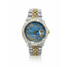 Rolex Tiffany Blue Fully Iced Out Diamond Datejust Watch-Watches-ASSAY