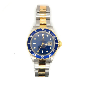 Rolex Submariner bicolore bleu 40 mm avec boîte d’origine – Assay Jewelers
