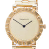 Tiffany & Co Atlas 18K Gold 31mm Cream Dial Quartz 3 Row Bracelet Watch