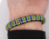 Tiffany & Co Green and Blue Enamel in 18K Yellow Gold Vintage Bracelet