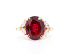 Van Cleef & Arpels 8.85 Carat No Heat Oval Ruby in 18k Yellow Gold Ring