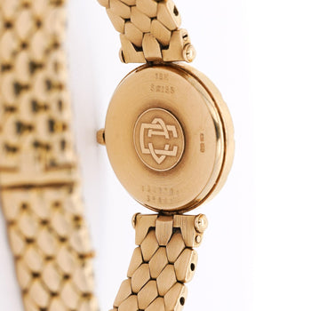 Van Cleef & Arpels La Collection 18K Gold Diamond Bezel Ladies Watch – Assay Jewelers