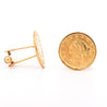 Vintage 22K Yellow Gold Lady Liberty and Quarter Eagle 2.5 Dollar Coin Cufflinks