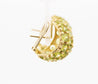 Vintage 25 Carat Peridot Ring & Earring 18K Yellow Gold Jewelry Set