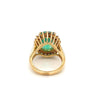 Vintage 6.88 carat Colombian Emerald in 14k yellow gold ring-Emerald Ring-ASSAY