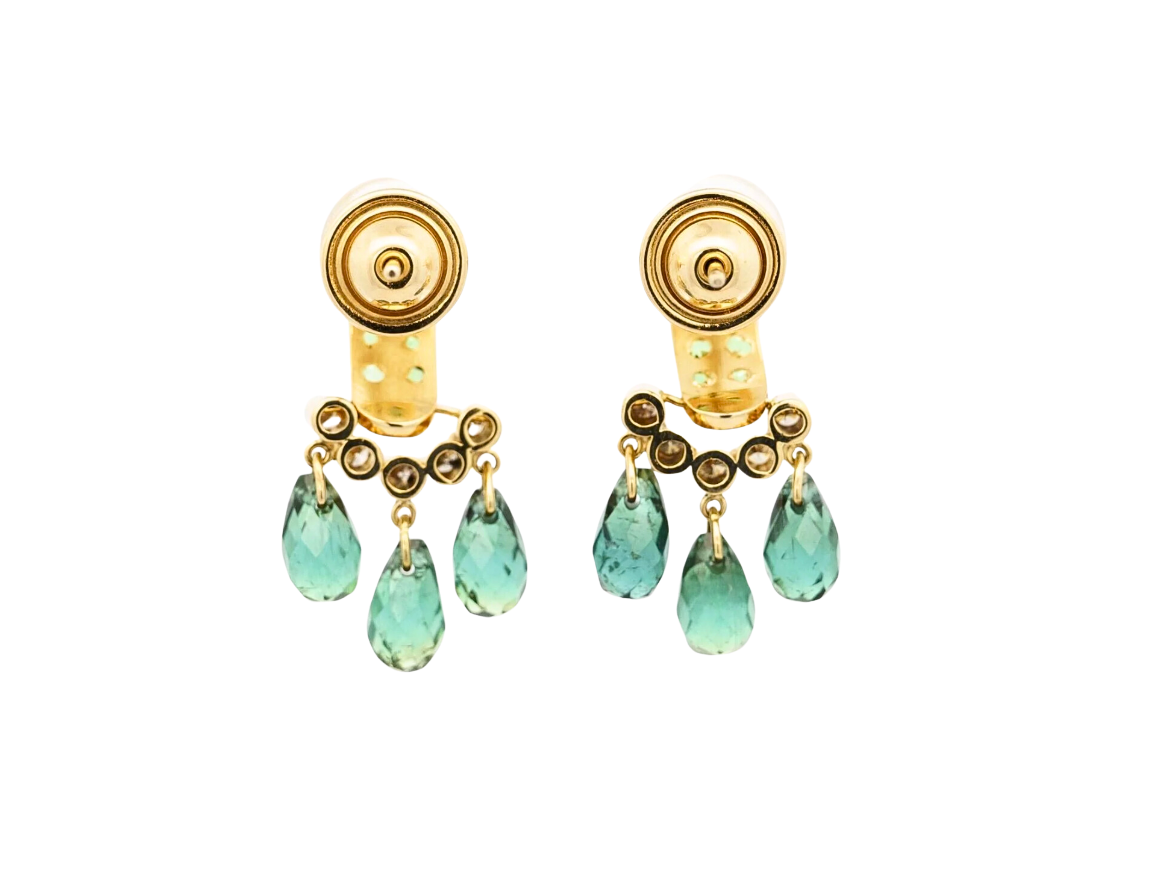 Vintage-Briolette-Cut-Green-Tourmaline-Diamond-Dangling-Stud-Earrings-in-18K-Earrings-2.png