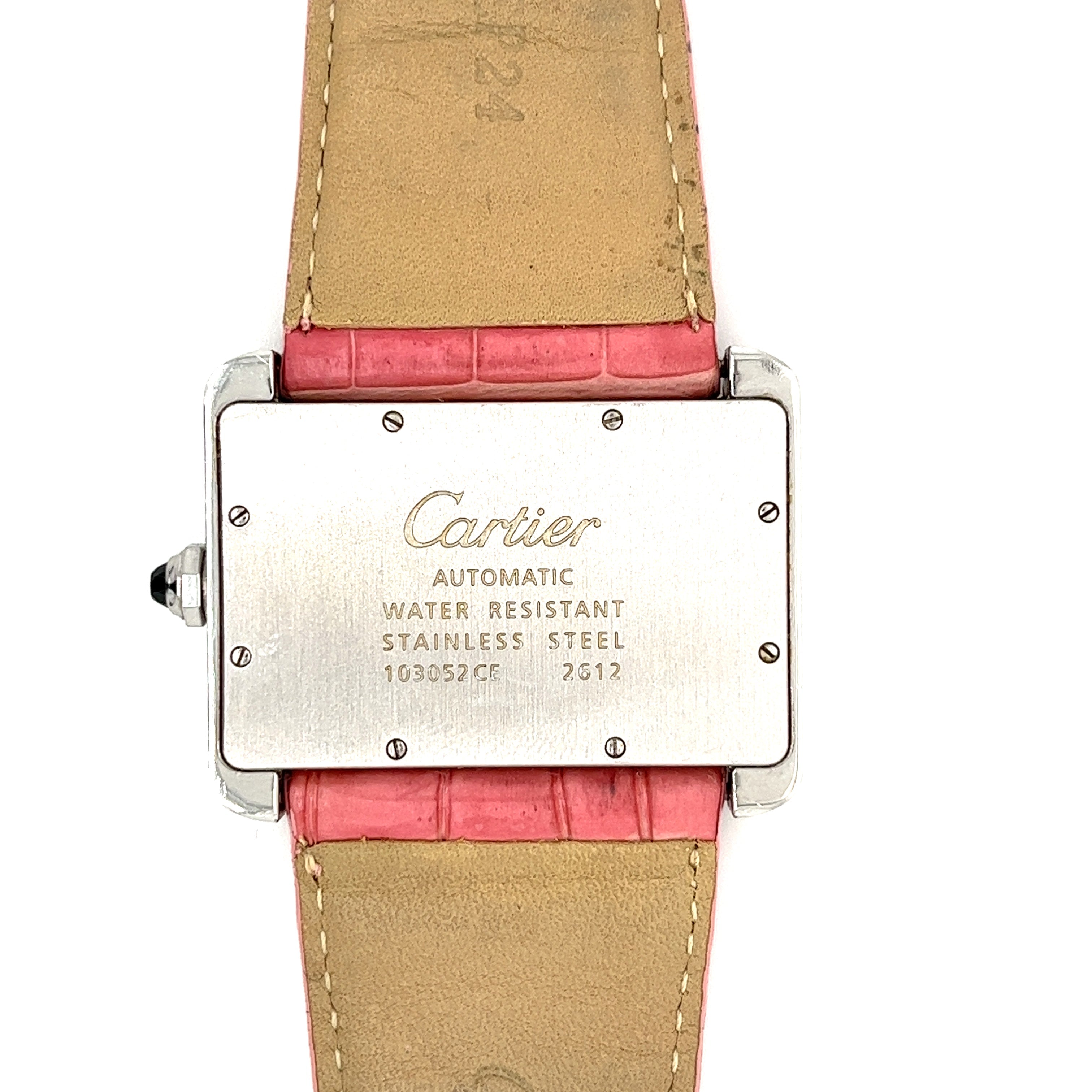  Pink Leather Strap-Watches-ASSAY