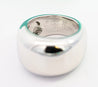 Vintage Cartier Nouvelle Vogue 750 White Gold Dome Ring Circa 1997-Rings-ASSAY