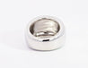 Vintage Cartier Nouvelle Vogue 750 White Gold Dome Ring Circa 1997-Rings-ASSAY