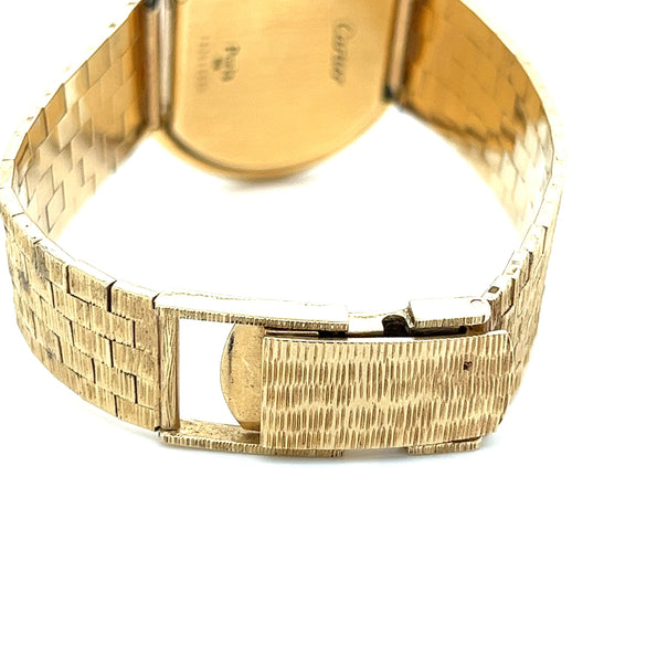 Vintage Cartier Paris 18K Gold Ladies Manual Wind Watch