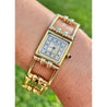 Vintage Cartier Square Link Watch in 14k gold - 21mm - Laides-Watches-ASSAY