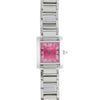 Vintage Cartier Tank Francaise Pink Dial Steel Quartz Watch Limited Edition 2006