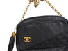 Vintage Chanel Camera 1992 Single Flap Bijoux Chain CC 24K Tassel Handbag Purse