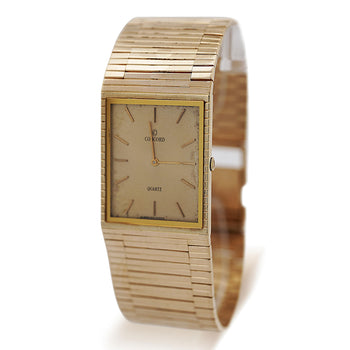 Vintage Concord 14K Gold 25mm Quartz Integrated Bracelet Watch – Assay Jewelers