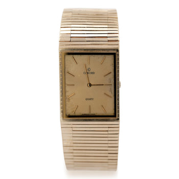 Vintage Concord 14K Gold 25mm Quartz Integrated Bracelet Watch – Assay Jewelers