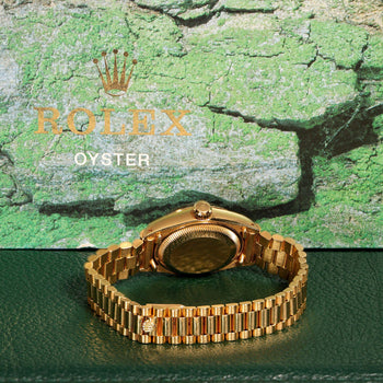 Vintage Rolex 6917 Datejust Presidential 26mm Brown Diamond Dial Gold Watch – Assay Jewelers