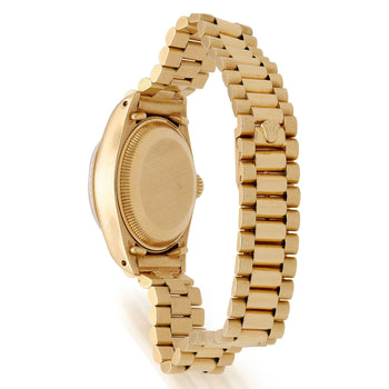 Vintage Rolex 6917 Datejust Presidential 26mm Brown Diamond Dial Gold Watch – Assay Jewelers