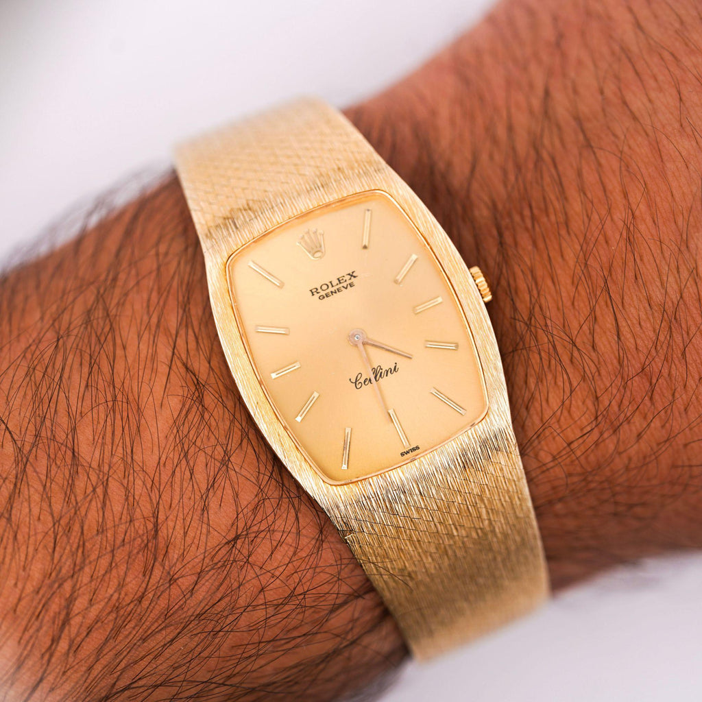 vintage rolex cellini 18k solid gold dress watch Rolex Cellini 3661 18k 31mm 1968 GOLDAMMER