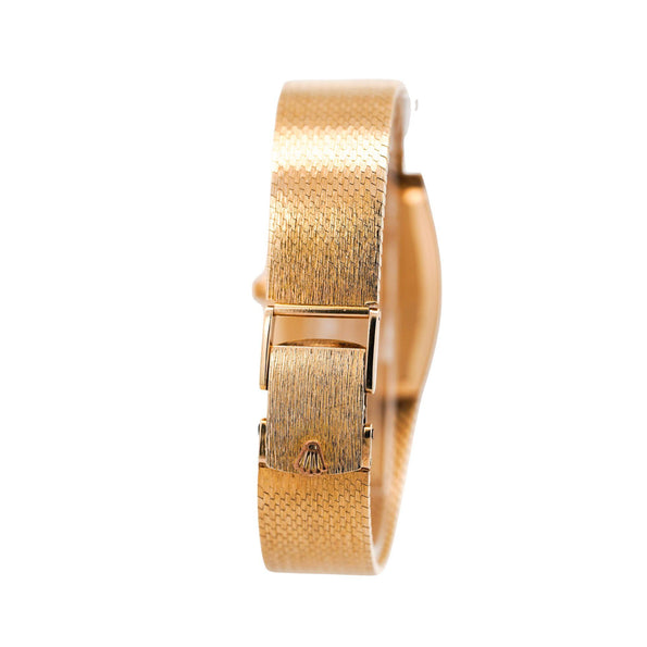 Vintage Rolex Cellini 3807 Champagne Dial 18K Gold Manual Watch
