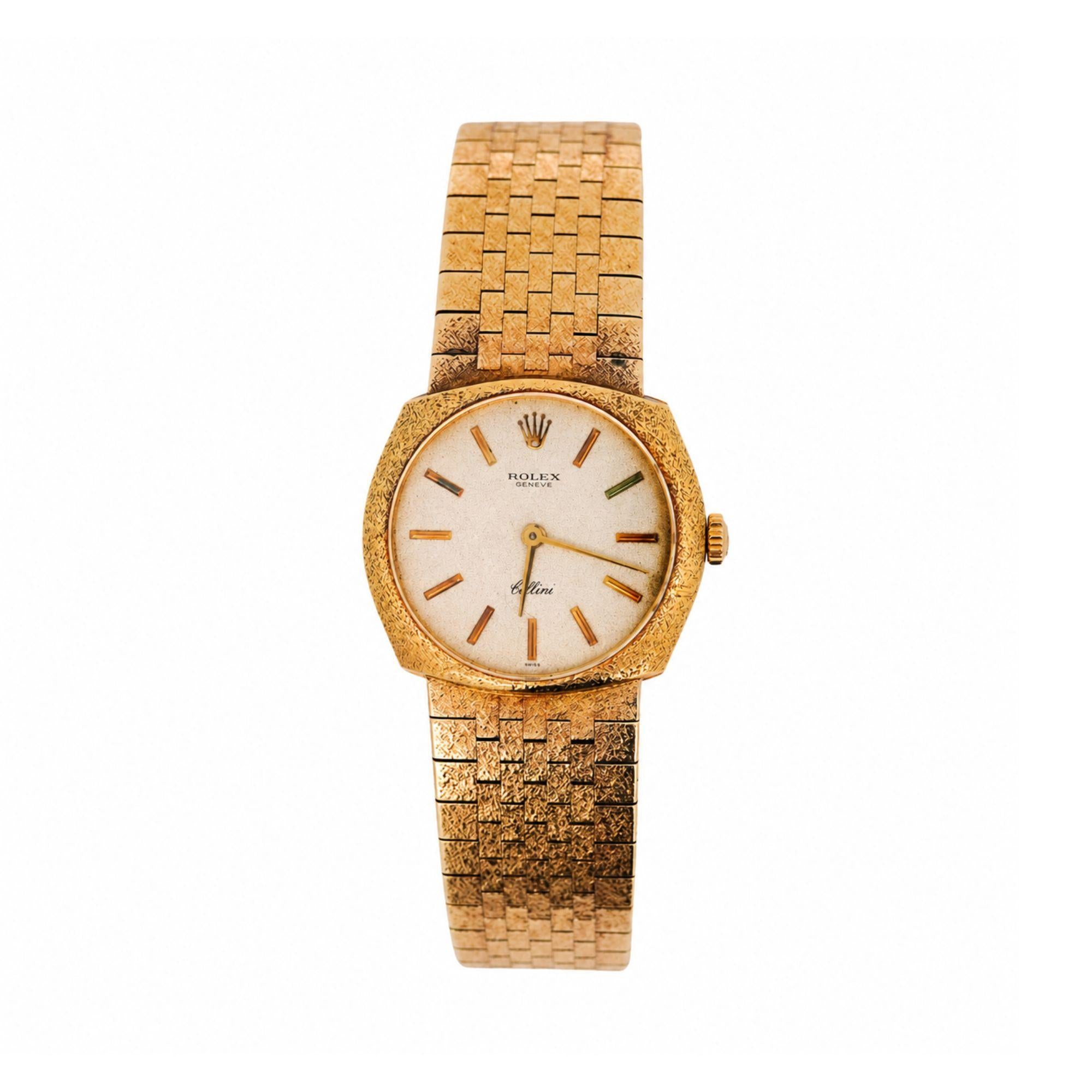 vintage rolex cellini 18k solid gold dress watch 1976 Rolex Cellini 4311/8