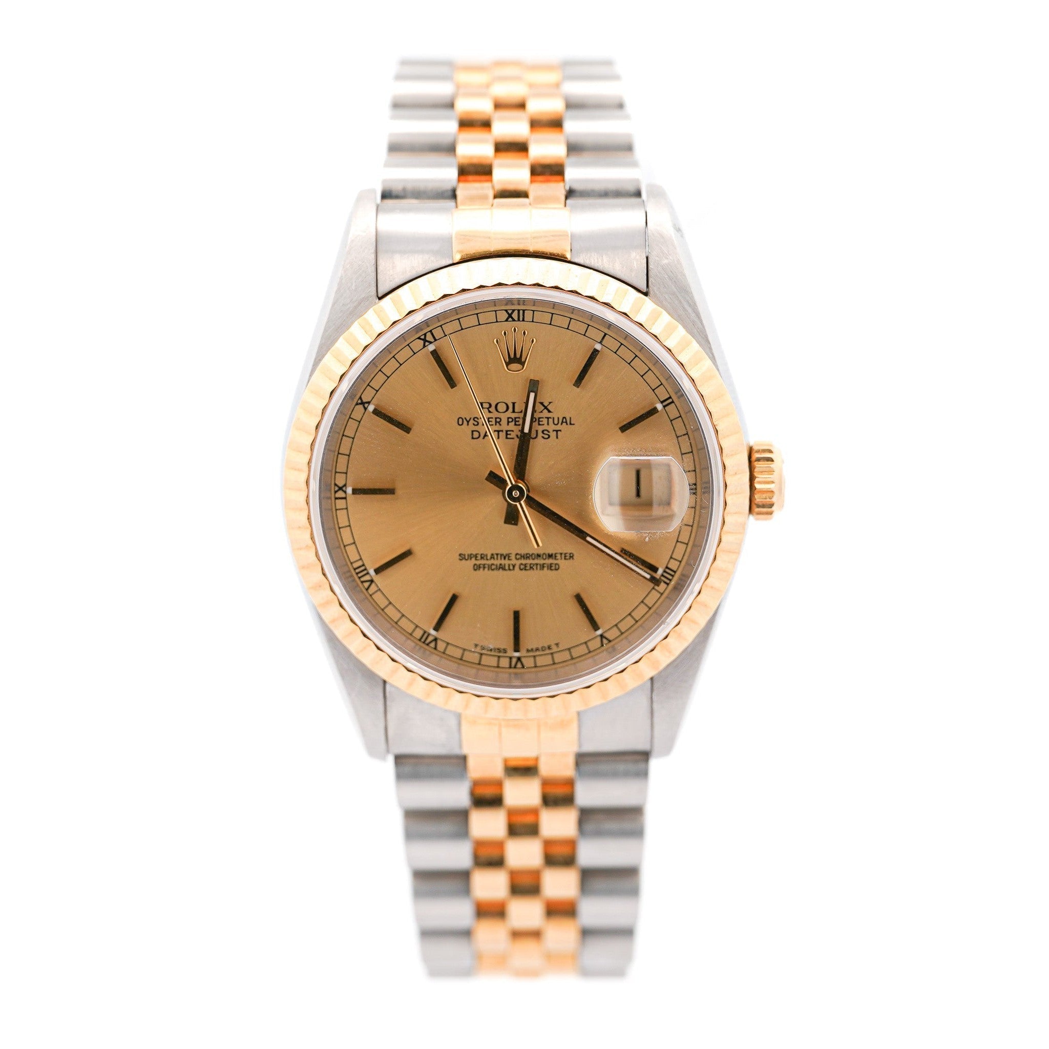 Vintage Rolex DateJust 36mm Two Tone On Jubilee Date 1995 Watch-Watches-ASSAY