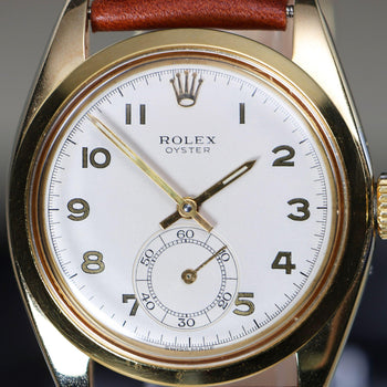 Vintage Rolex Oyster 6246 36mm Dial Small Seconds Manual Wind Watch Circa 1972 – Assay Jewelers