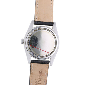 Vintage Rolex Oysterdate Precision 6694 Blue Dial Steel 1977 Leather Strap Watch – Assay Jewelers