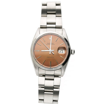 Vintage Rolex Oysterdate Precision 6694 Champagne Brown Dial 34mm Watch – Assay Jewelers