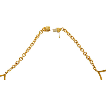 Vintage Tigers Eye Quartz and 18K Gold Necklace, G. Vascellari Signed – Assay Jewelers