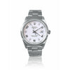 Weißes Zifferblatt 31mm Rolex Oyster Perpetual Date mit Oyster-Armband