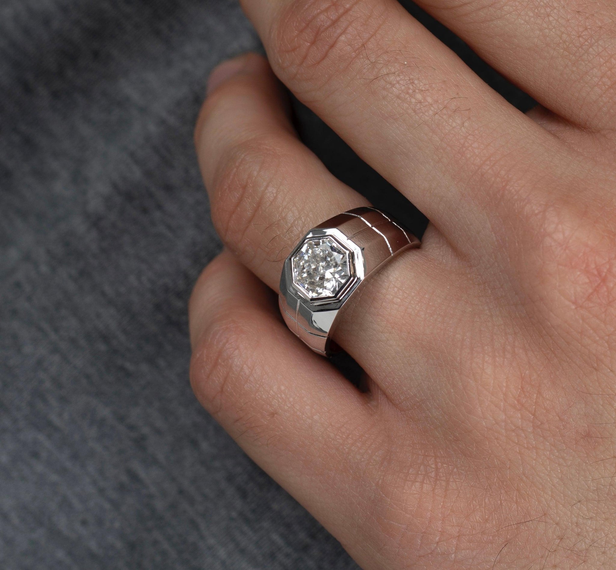 JCD Format Mens diamond engagement rings cad ring design 3D model 3D  printable | CGTrader